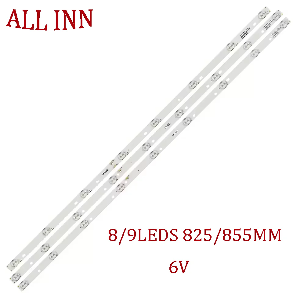 

LED backlight strip for 43" TV VEKTA LD-43S6015BT ld43sf6515bs AKAI AKTV432 JS-D-JP4320-081EC 091EC E43F2000 D43-F2000 MS-L1111R