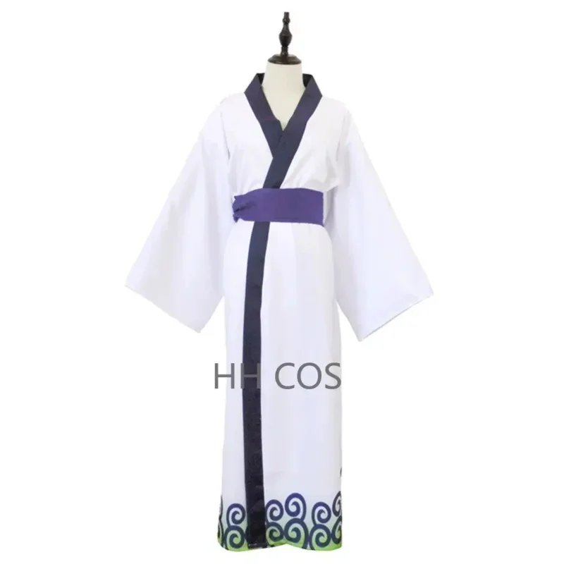 

qq 123Anime Roronoa Zoro Косплей Костюм Wano Kuni Country Кимоно Халат Полная Одежда Хэллоуин Карнавальный Костюм