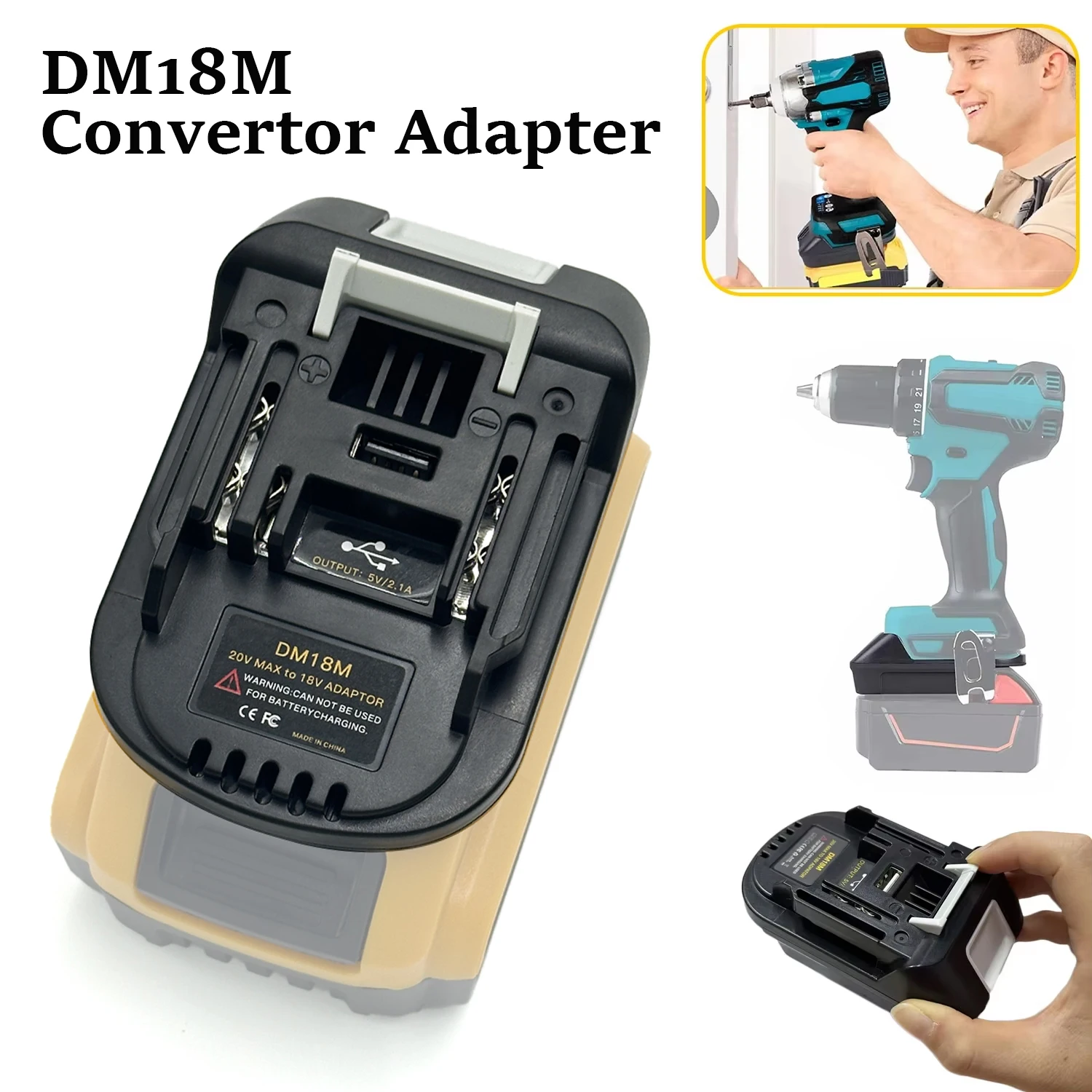 DM18M Battery Conve…