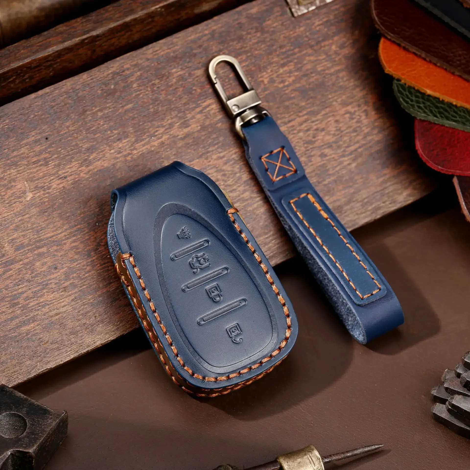 

1pc 3 4 5 Buttons Car Key Case Cover Fob For Chevrolet 2017-2019 Chevy Malibu Camaro Cruze Traverse Sonic Volt Bolt Equinox