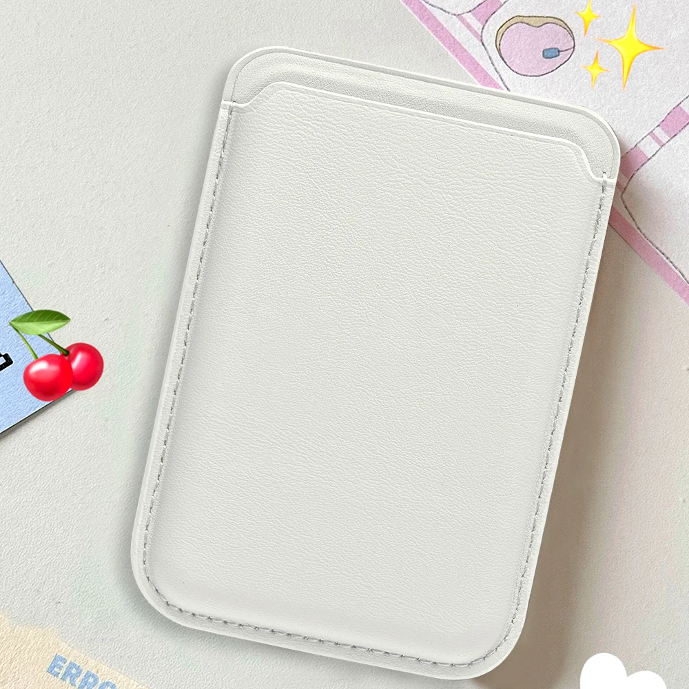 Leder-Kartenhalter Künstlerischer Totenkopf-Geldbörsen-Cover Telefonkartenhalter für Magnetische Hülle Geeignet für alle iPhones für Magsafe Karten-Handytasche – Detail 3