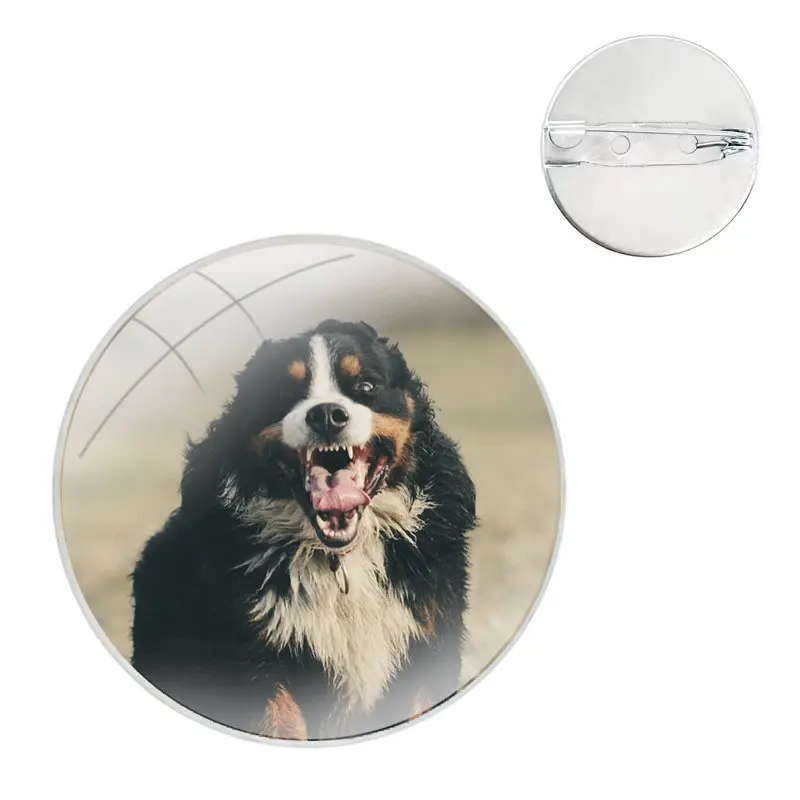 Badge Brooch Pin Accessories For Clothes Backpack Decoration gift Animal Bernese Mountain Dog