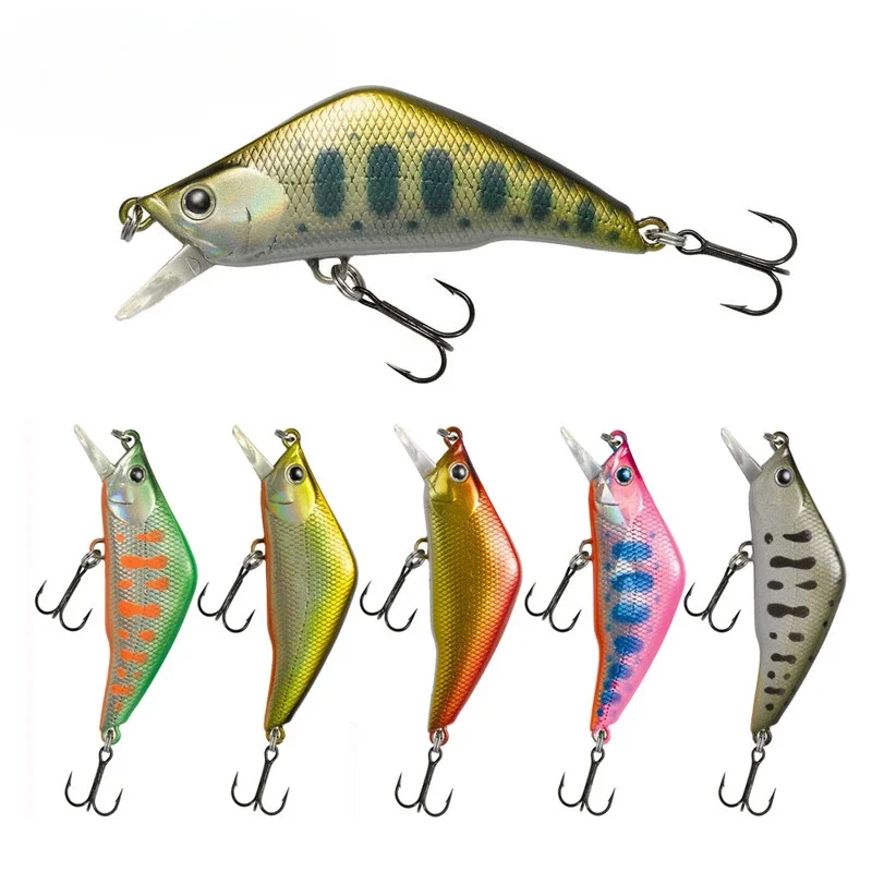 

ABS Plastic Japan Micros 4.8CM Lua Fake Bait 3.8g Mini Artificial Hard Bait Japanese Jerkbait Wobblers Swimbait for Trout Perch