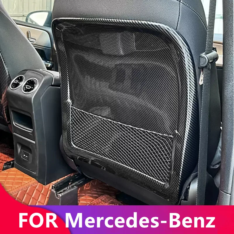 

Car Front Seat Anti-Kick Mats protective cover Seat back protection For Mercedes Benz GLA 2020-2024 W247 Auto Accessories