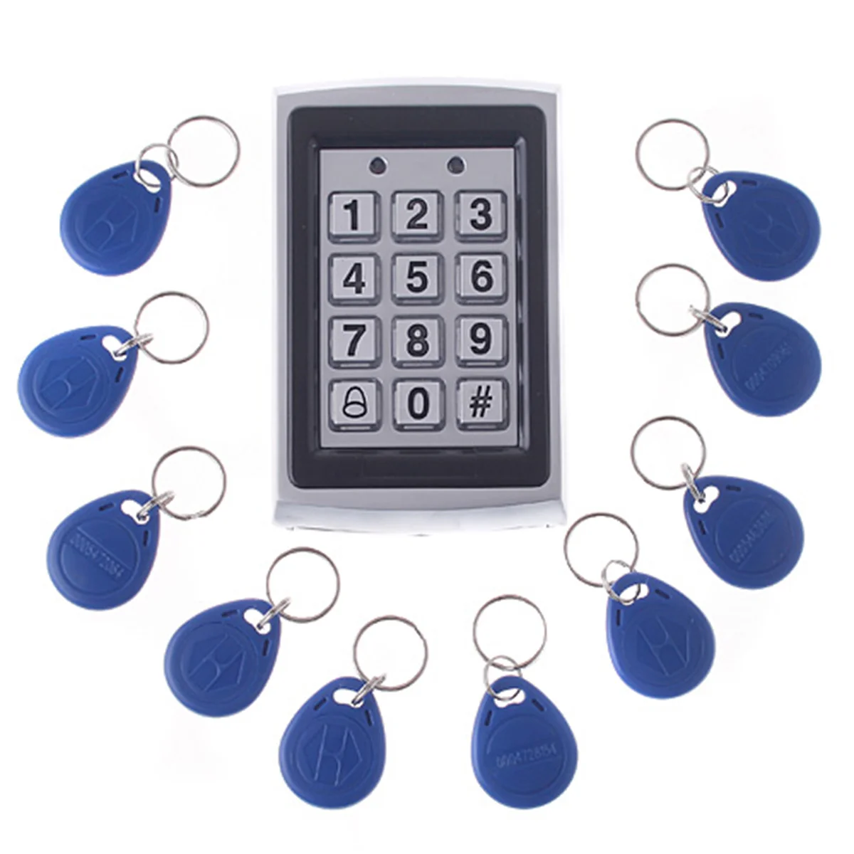 

Metal Rfid Keypad Access Control Reader Access Controller Board Support 1000 Users 125KHz Electric Digital Password Lock