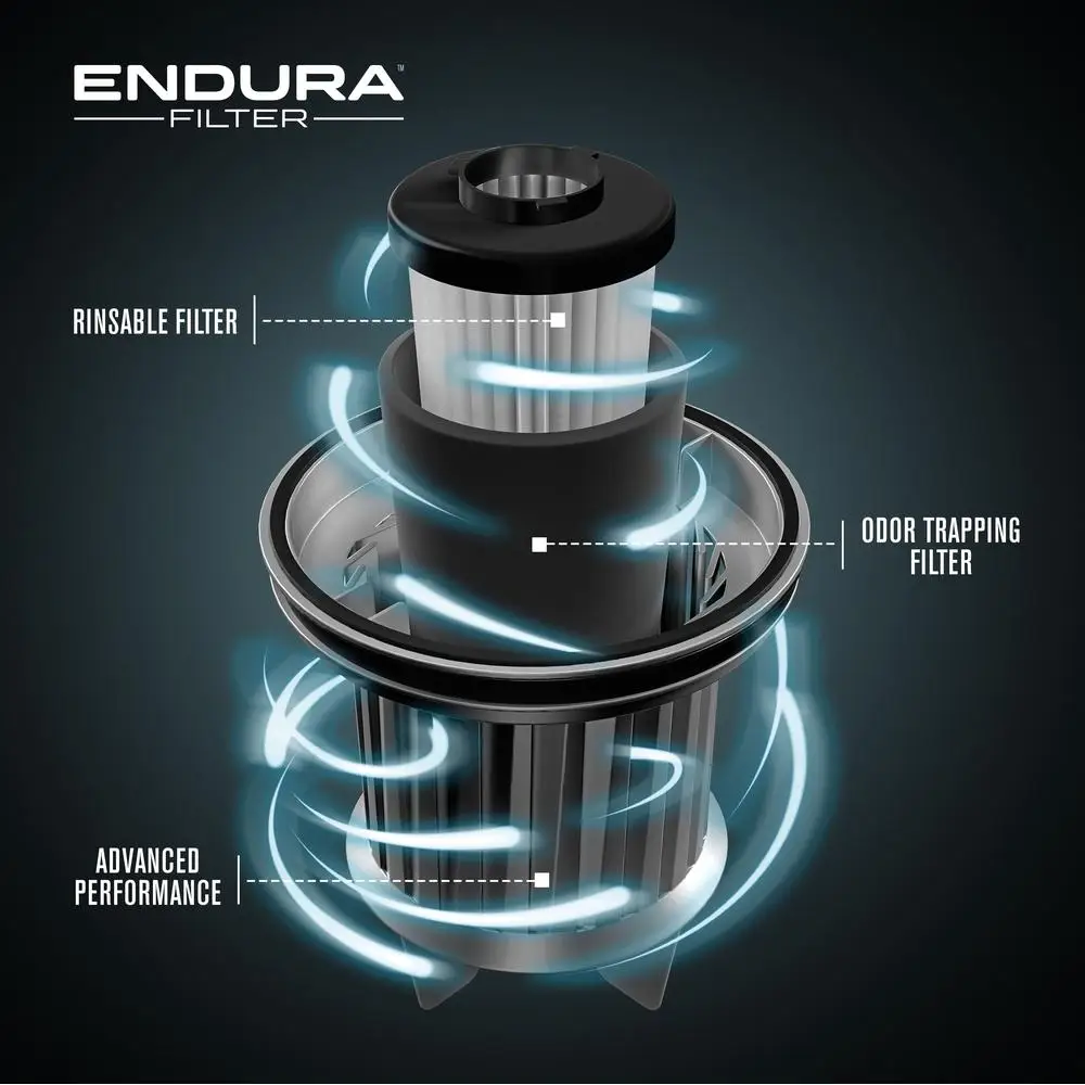 경량 백리스 직립형 진공 강력한 흡입 다중 표면 청소 간편한 빈 먼지 컵 린스 가능 필터 온보드 도구
