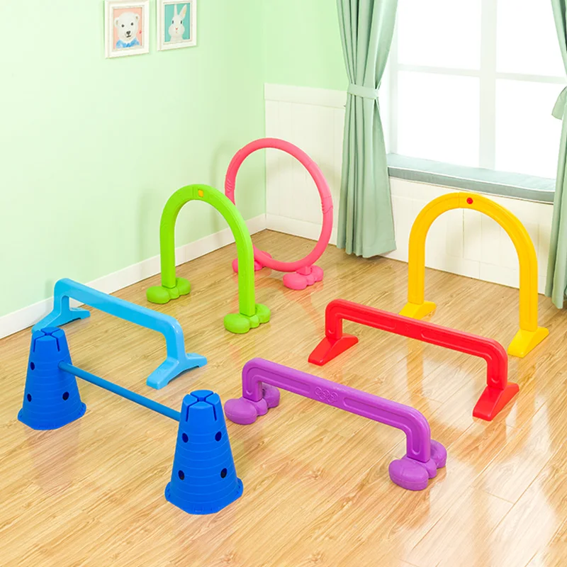 YY Kindergarten Hurdle Children Outdoor Drilling Cave Hoop Plastic Arch