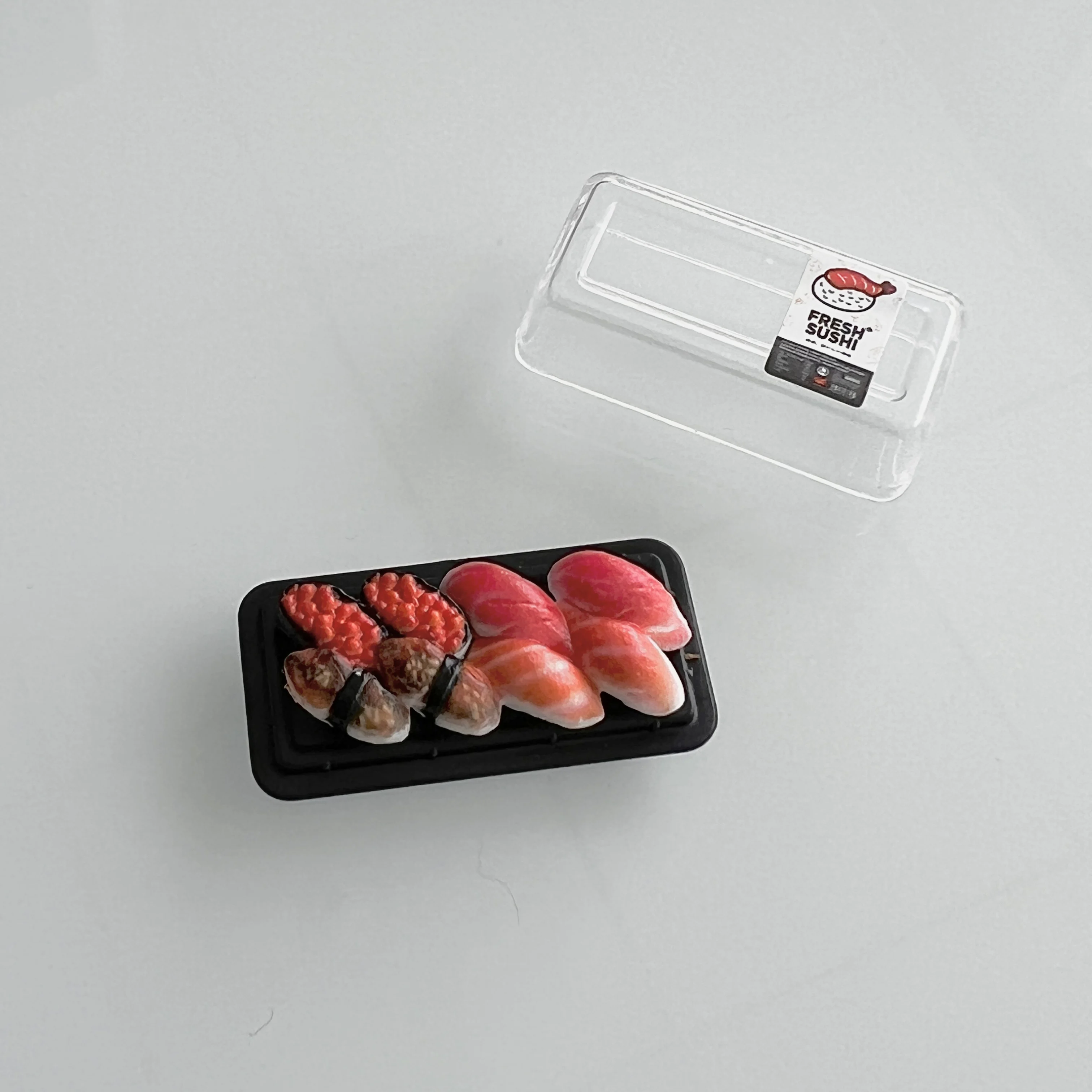 Original Mini Brand Fill The Fridge Luxury Hidd Mini Miniature Toy Ice Cubes Bag Fresh Eggs Carton Mini Kitchen Toy