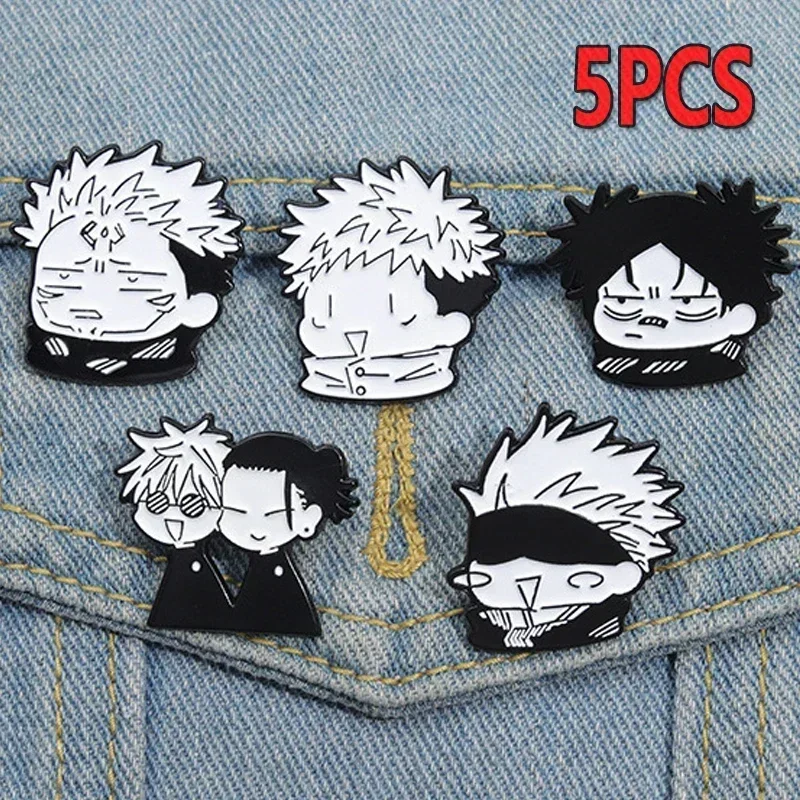 Anime JJK Jujutsu Kaisen Brooch Enamel Pin  Badges Brooches for Clothes Jewelry Accessories Fashion Jewelry Gift