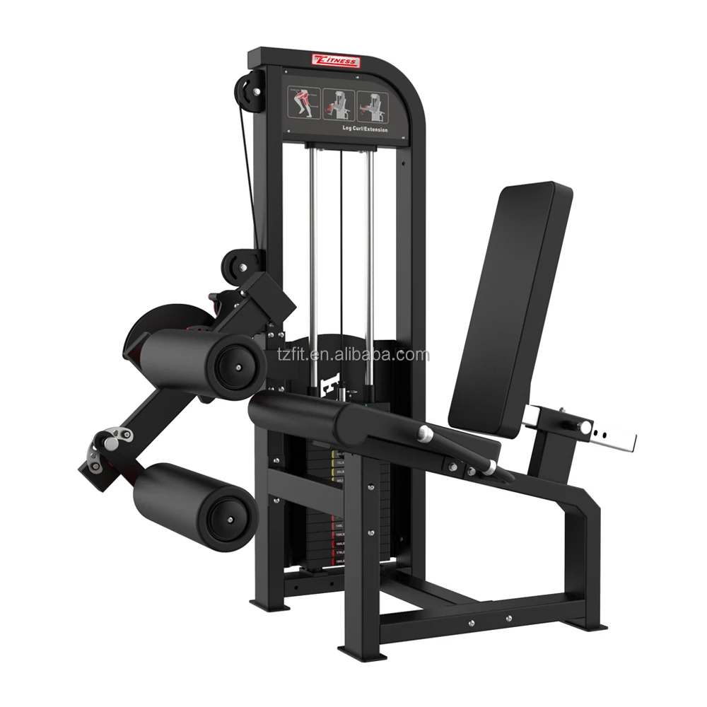 

Commercial Gym Body Building Fitness Strength Training Equipment Pin Loaded Selection Seated Leg Curl Leg Extension Machine