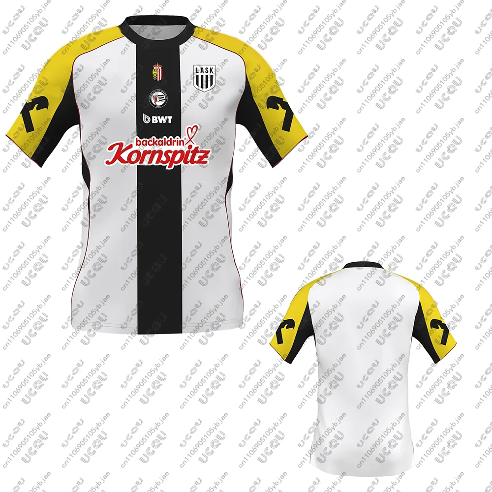 Camisa de Futebol Masculina e Infantil 2026 - Nova Camisa de Jogo da Áustria para Adultos e Crianças - Camisa Esportiva Respirável para Futebol - Presente L-LASK
