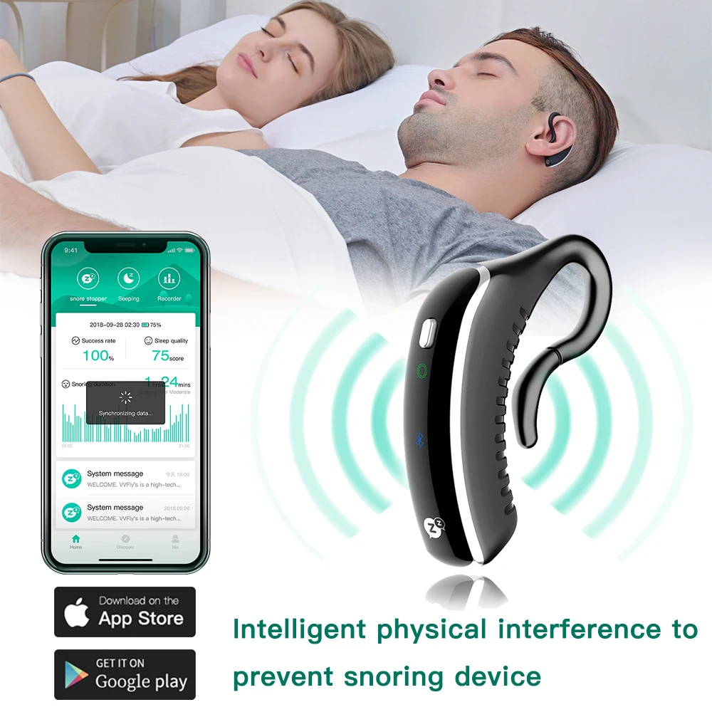 

Resoxy New Smart Anti Snoring Earphones Prevent Snoring And Alleviate Snoring Portable Anti Snoring Earphones For Home Use