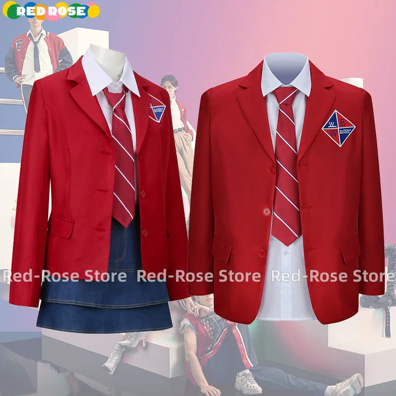 Rebelde Role-playing School Uniform Boy Girl Cosplay Costume Outfits