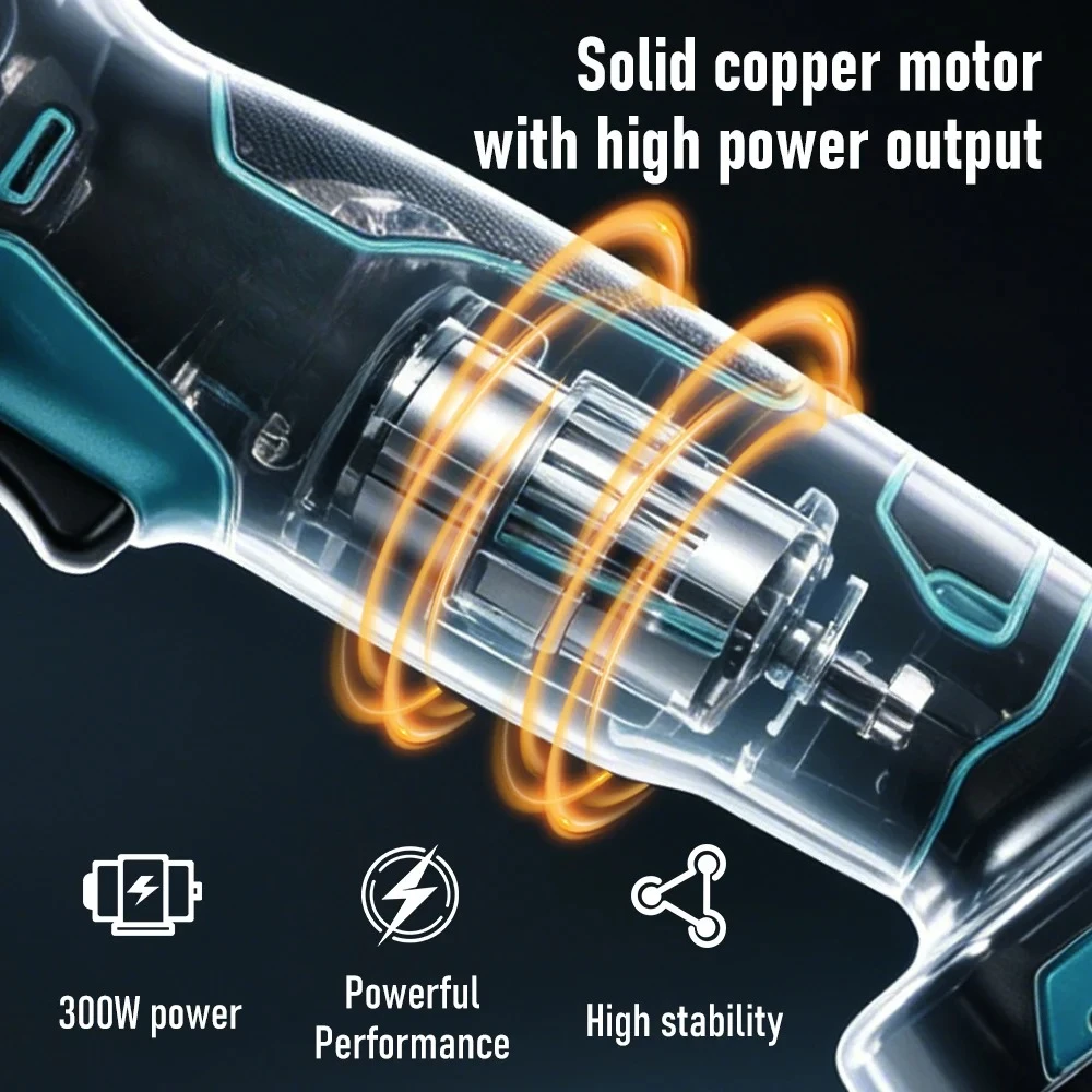 Cordless Auto Hammer Palm Nailer Electric Nail Hammer 19000 RPM Rechargeable Handheld Power Tool