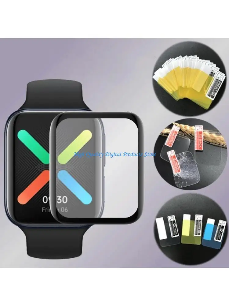 

U2JE 2pcs 3D Full Screen Protector Film for Watch 41mm 46mm for Smart Watch Screen for Protection