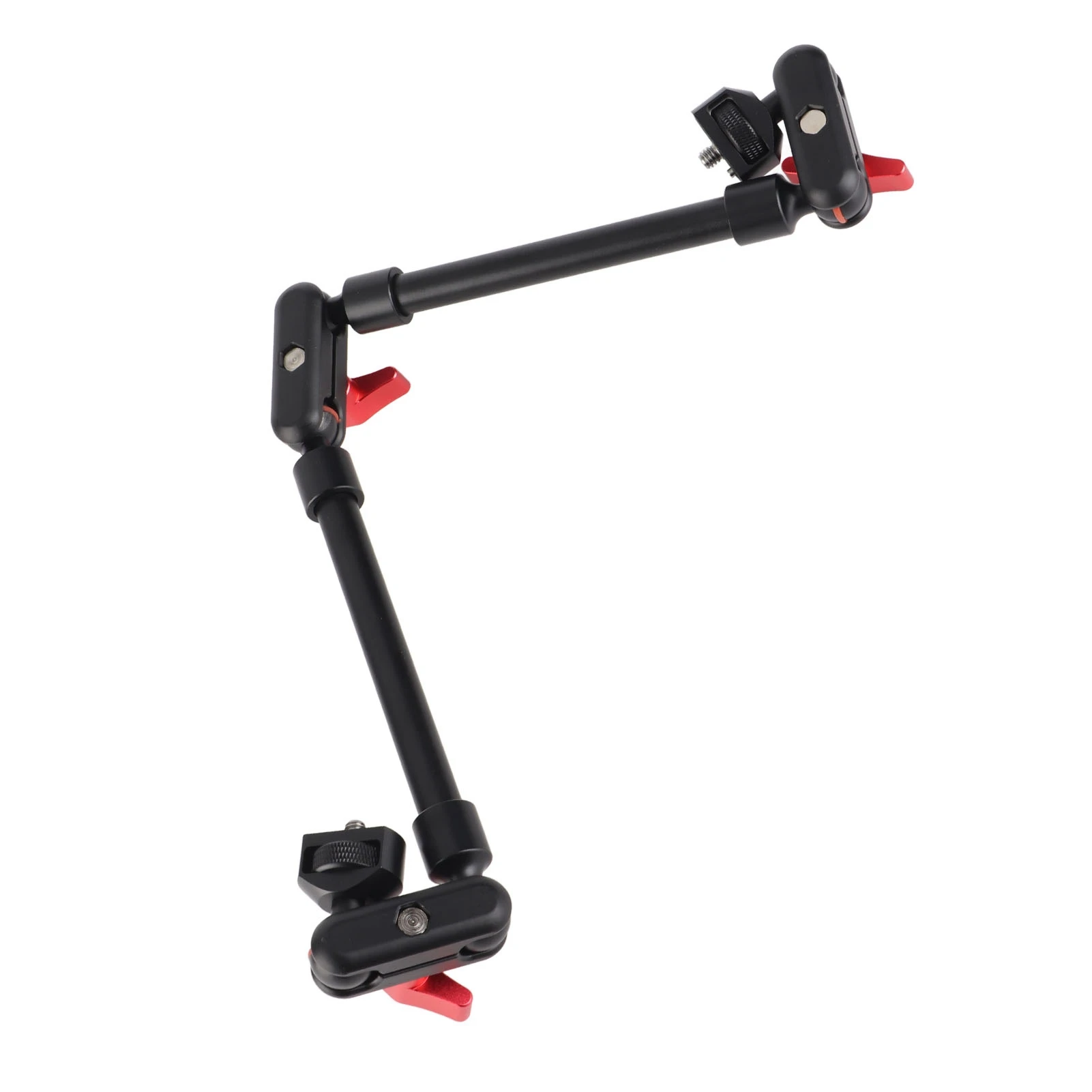 Articulating Arm 22 Inch 1/4in Screw Double Ball Head Multi Angle Adjustable Extension Rod for Phone Camera Double Ballhead Arm