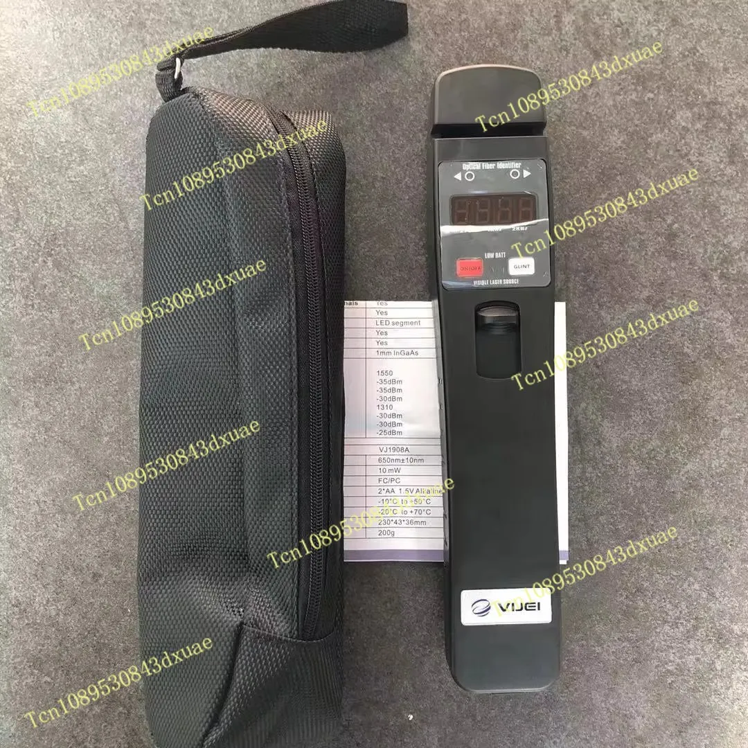 

VIJEI 1906/1906A Fiber Optic Identifier Live Fiber Optical Identifier with Built in 10mw Visual Fault Locator 750-1700nm SM MM
