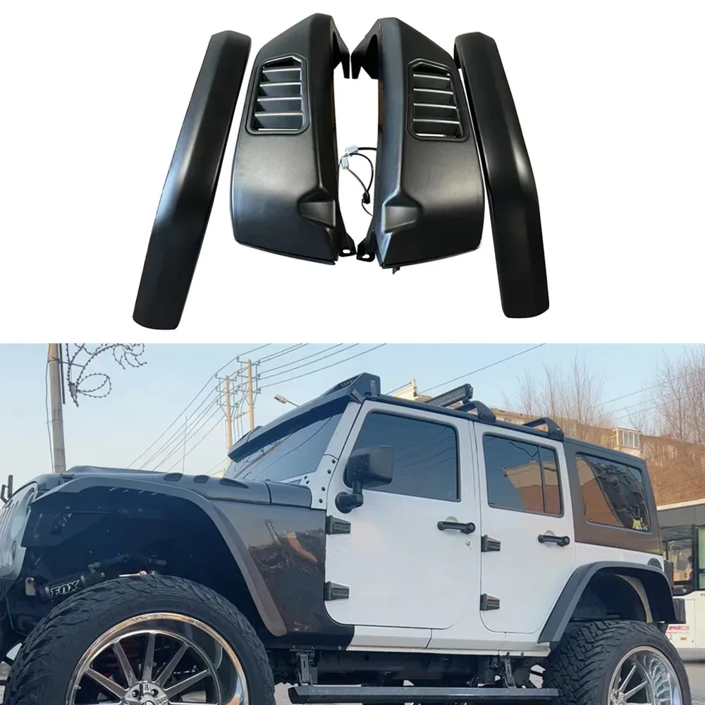 

Aluminum Alloy Fender Flares Front & Rear Kit For Jeep For Wrangler JK JL Gladiator JT 2017+ JL1286