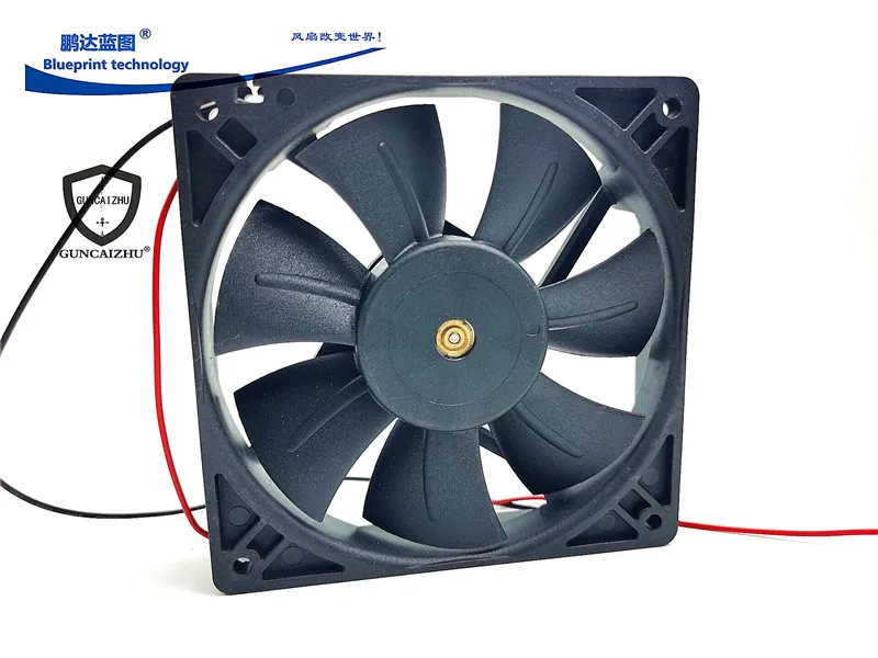 New Guncaizhu 12025 12cm 12v0.22a Double Ball Bearing Chassis Cooling Fan 120*120*25MM