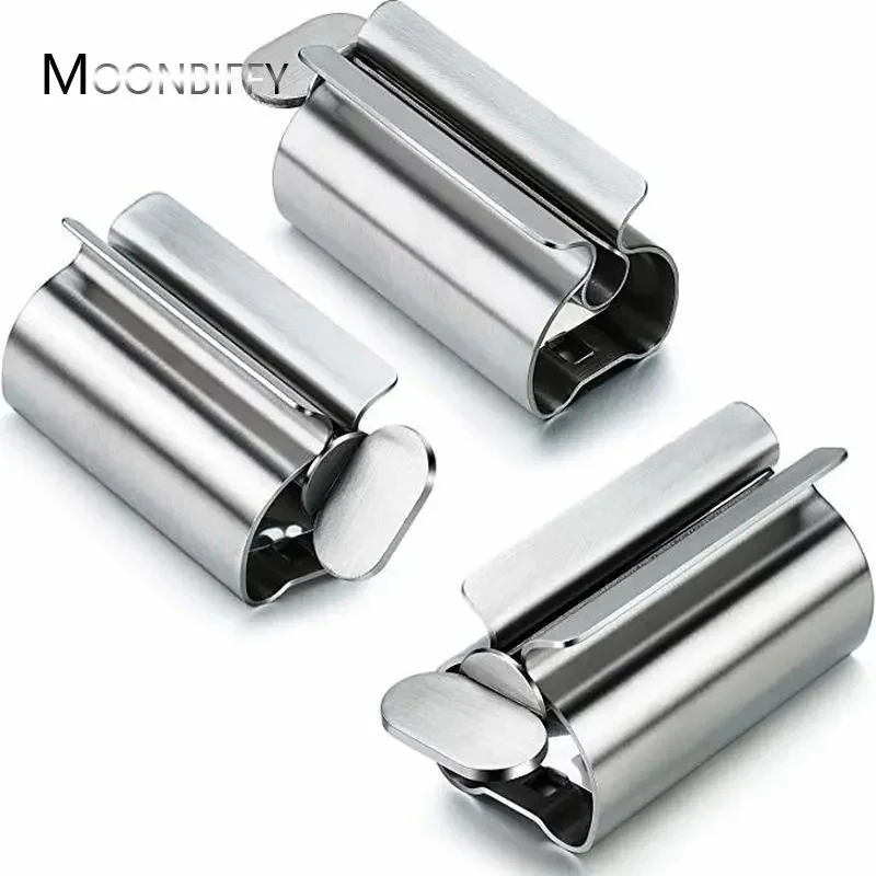 Suitable For Creative Toothpaste Extruders, Simple Toothpaste Rollers, Stainless Steel, Labor-Saving