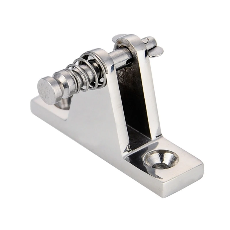 316 Stainless Steel Boat Top Deck Hinge with Quick Release Pin 90 Degree Boat Accessories For Marine Kayak Canoe Yacht