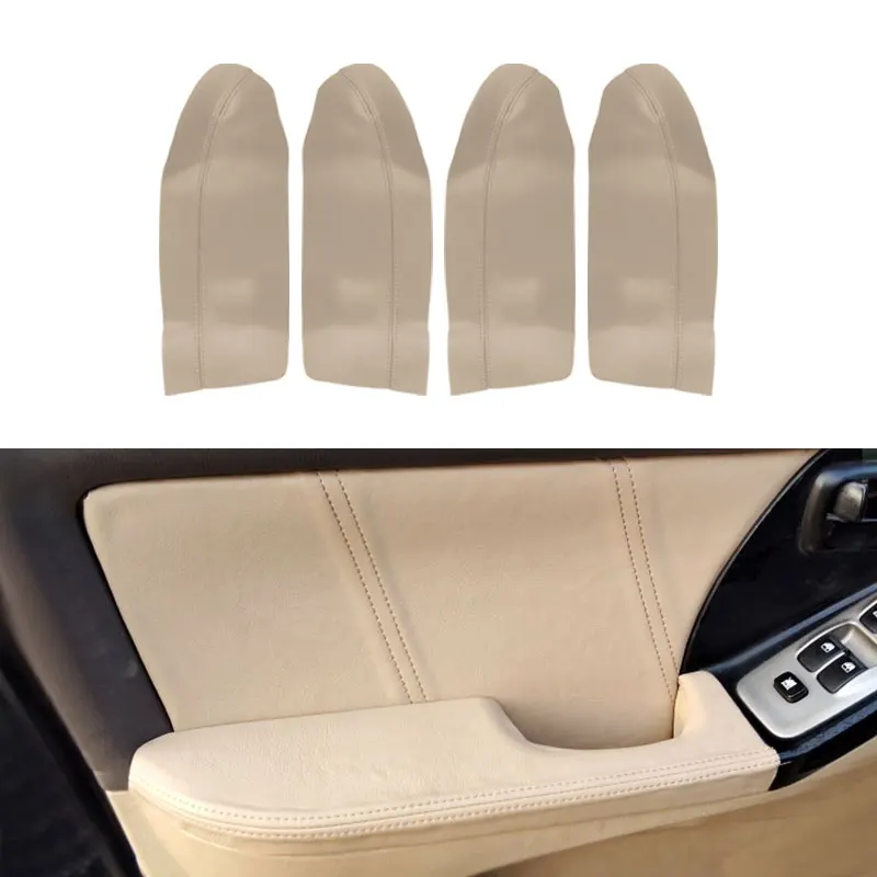 

For Hyundai Elantra 2004 2005 2006 2007 2008 2009 2010 2011 2012 4pcs/set Car Door Handle Armrest Panel Microfiber Leather Cover