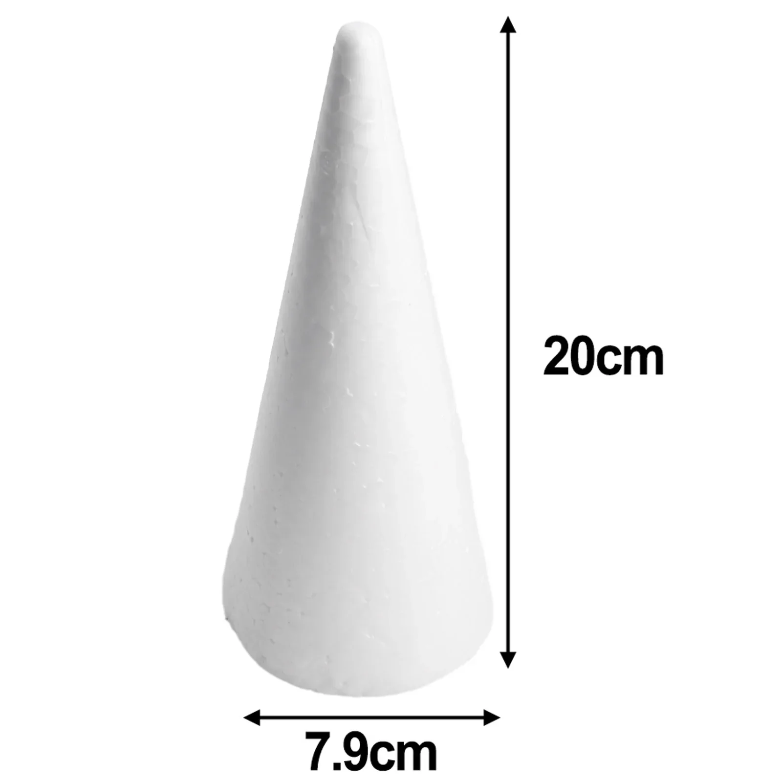 1pc Foam Cones Polystyrene For Crafts DIY Painting Triangle Tree Polylon Foam Cone Blank Christmas&Halloween Decorations