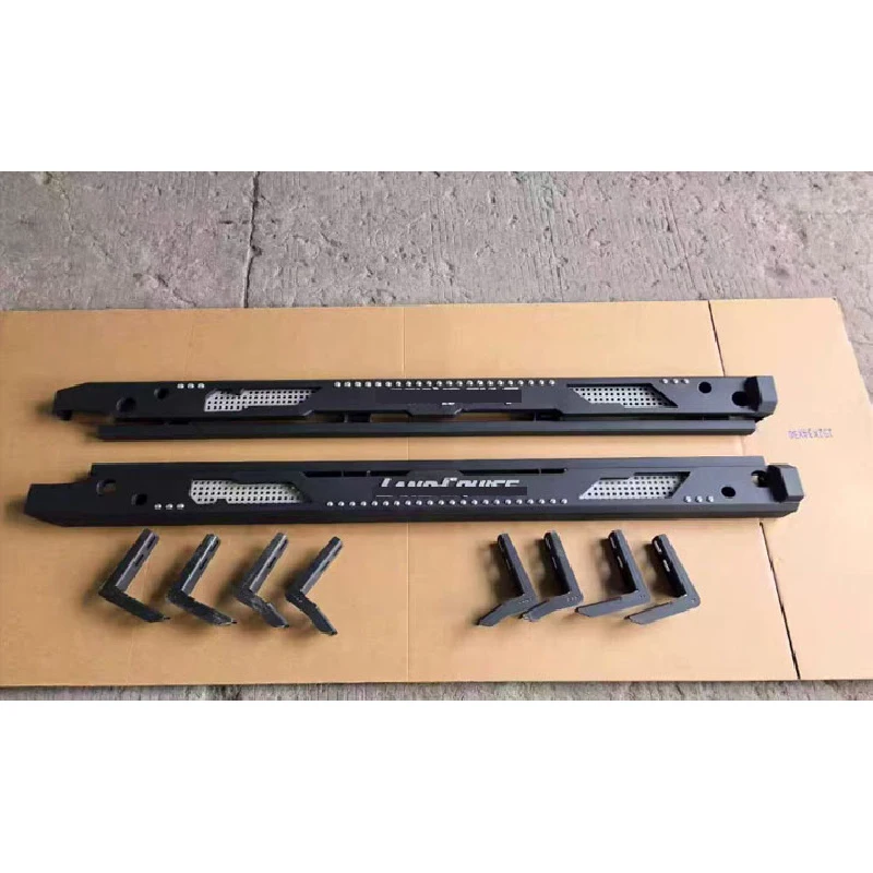 

LC76 Special Steel Side Steps Wear-Resistant Running Boards Auto Exterior Upgrade Accessories