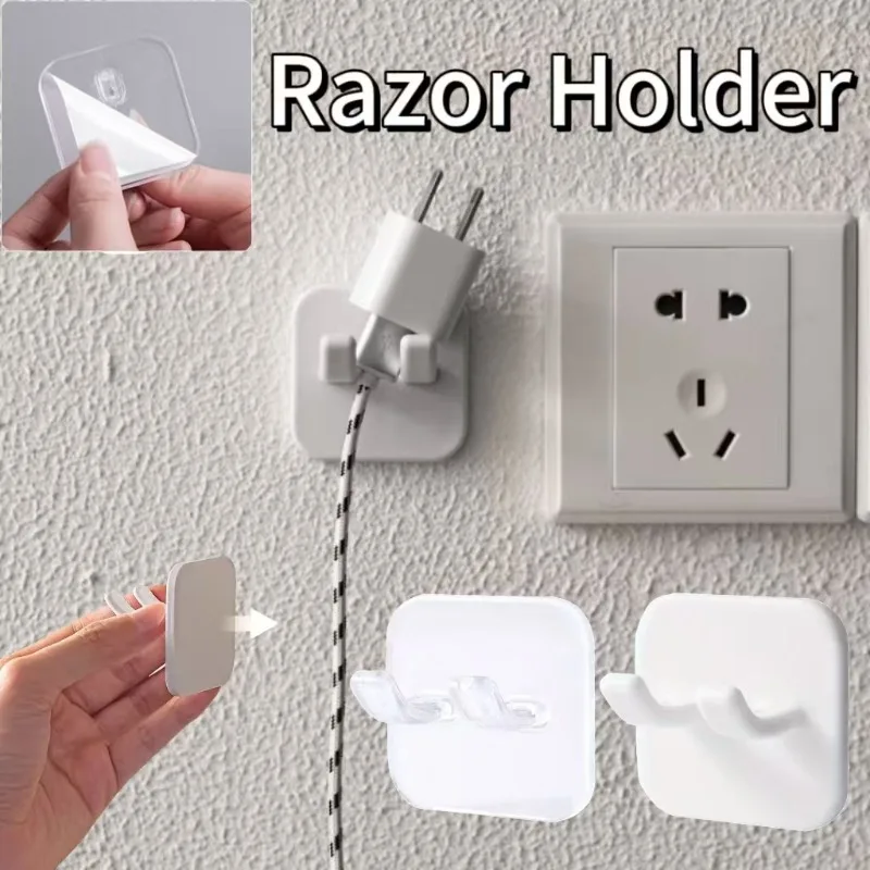 

1-10pcs Hook Bathroom Kitchen Room Self-adhesive Home and Decoration Living No Hooks Items Hanging Household Traceless To Use