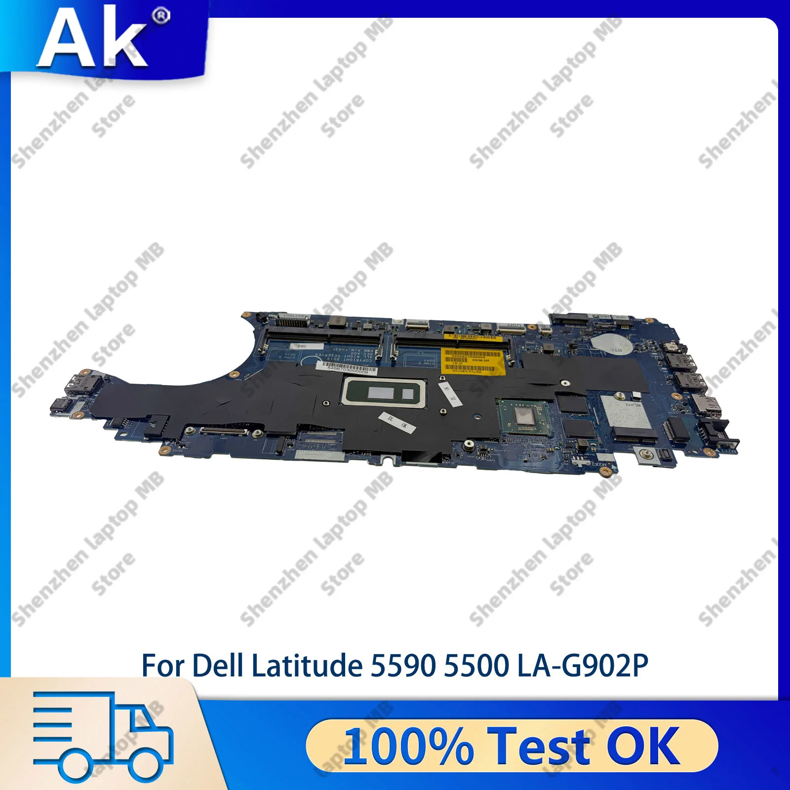 LA-G902P Mainboard For Dell Latitude 5500 3540 with DDR4 CN-JCXDY 08K4FK 0VM2Y4 06YY9J 100% Fully Tested