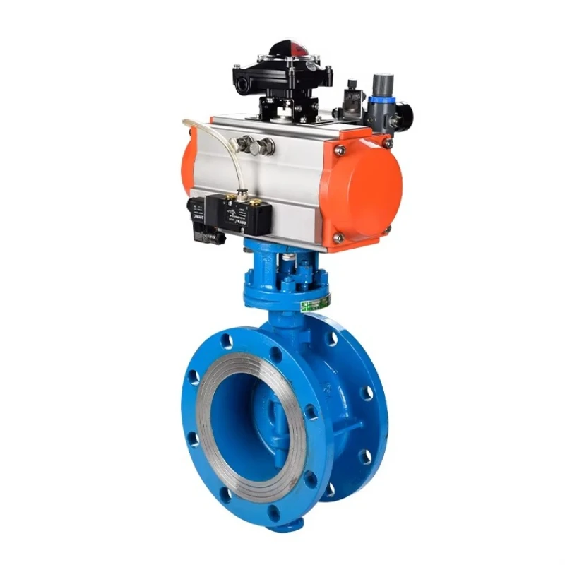 SS316L Pneumatic Control Butterfly Valve DN40 Dn40 Pneumatic Actuator with Butterfly Valve