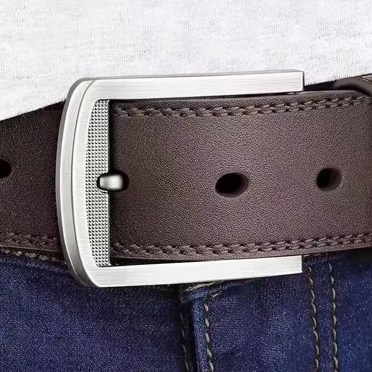 Luxusgürtel aus echtem Leder für Herren, Business-Mode-Trendgürtel, dekorativer Jeansgürtel für Herren – Detail 5