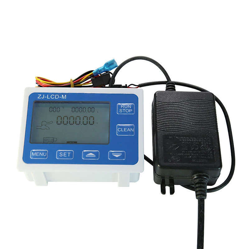 Smart Electronic Water Meter Hall Flowmeter Digital LCD Display Flowmeter Totameter Quantitative Controller