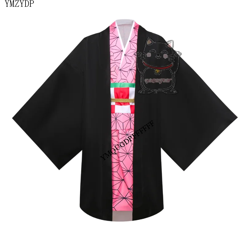 Hot selling anime demon killer Kamado Nezuko cosplay costume carnival party adult uniform Halloween costume new