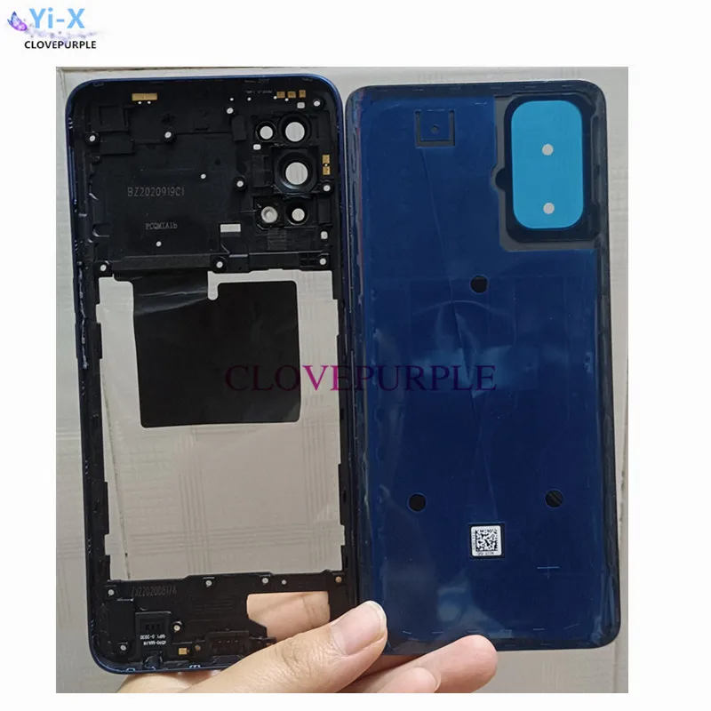 Rear Back Cover Door Housing Middle Frame Replacement Parts for Realme 7 Pro