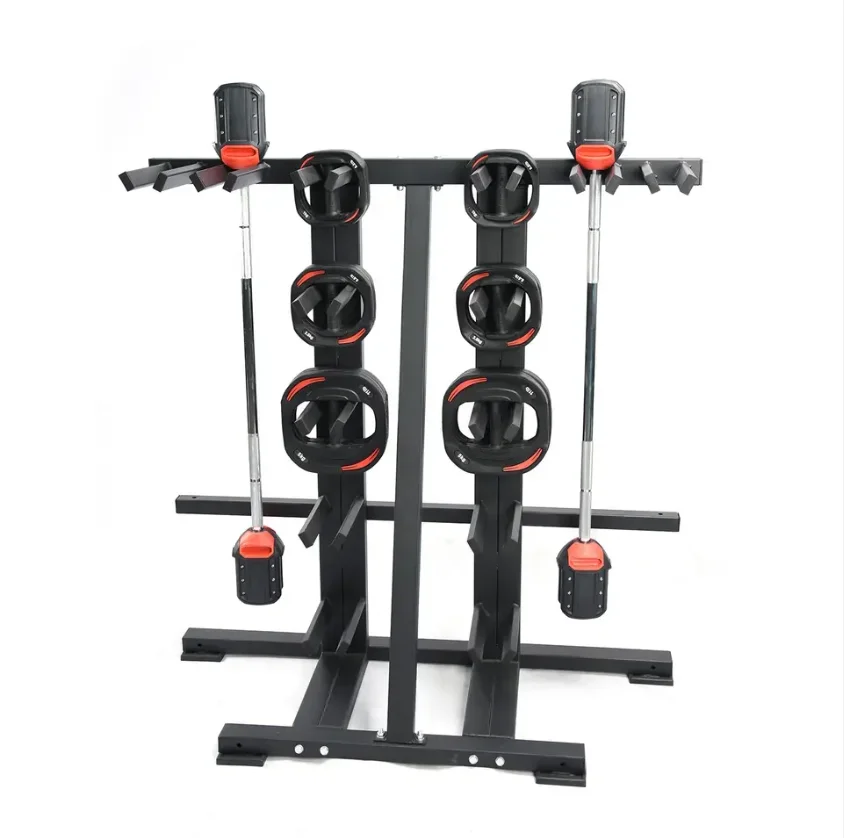 

L #Men's Home Weightlifting Barbell Set Crocodile Mouth Stand Combination Arm Muscle Fitness Equipment