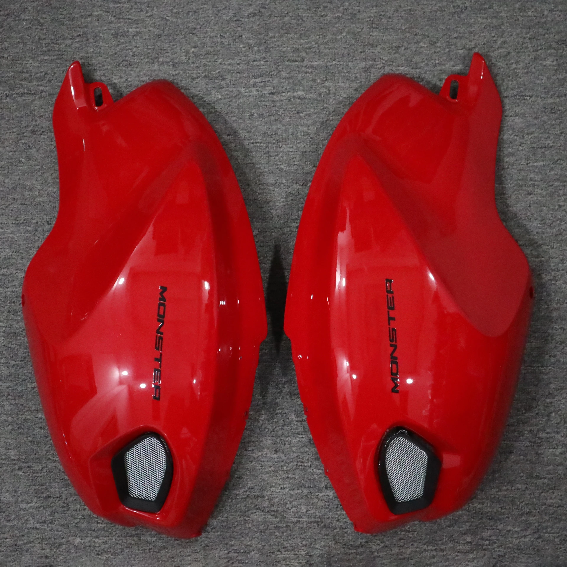 Motorcycle Left Right Side Tank Cover fairing For DUCATI Monster 696 796 1100 EVO Fairings Cover Parts