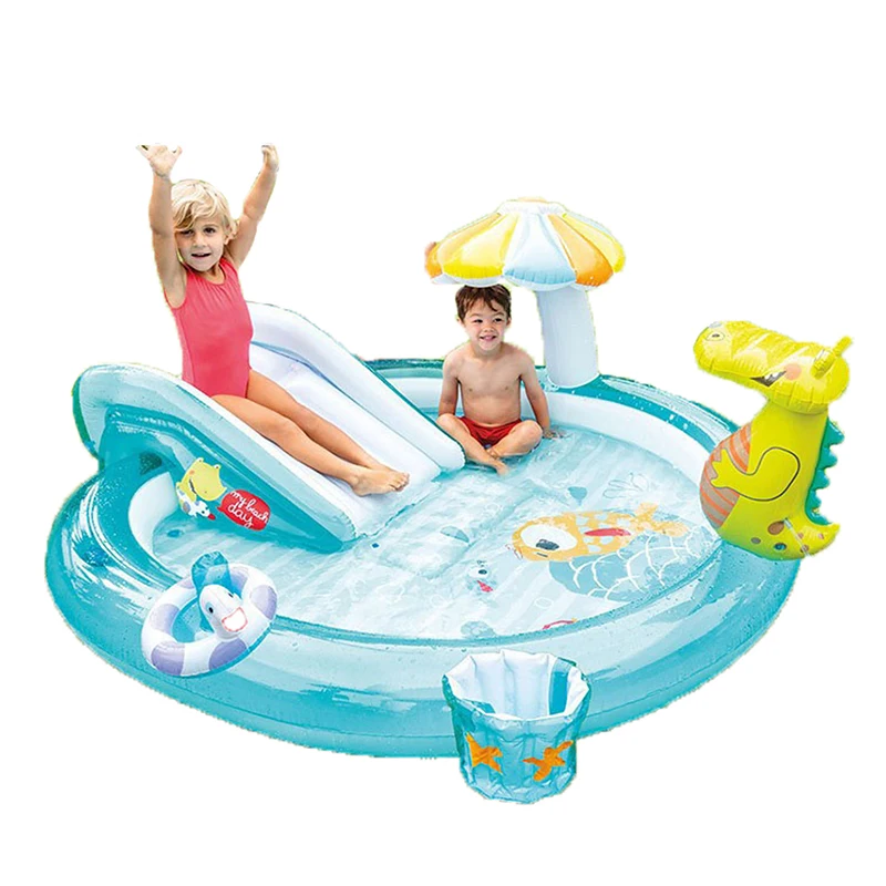 

Swimming Pool For Children Large Swimming Pool Slide Yard And Garden Children Play Water Sports Ground Spray Pool