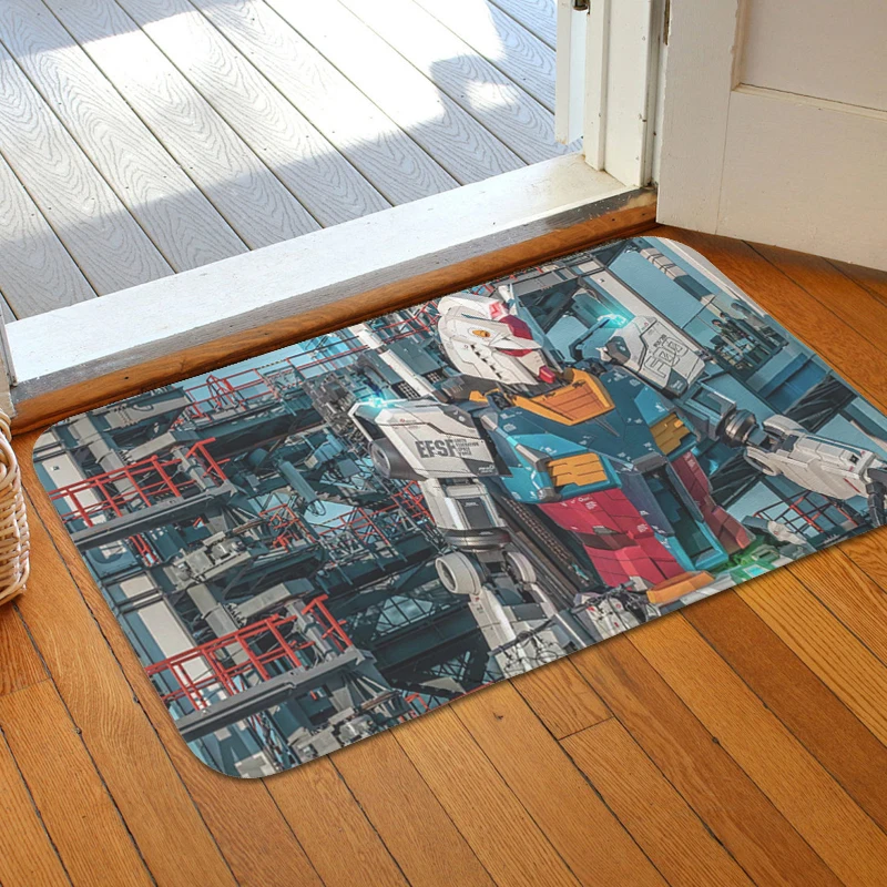 

Carpet Entrance of House Slip-resistant G-Gundams Balcony Bathroom Foot Mat Non-slip Kitchen Rug Custom Doormat Home Decor Items