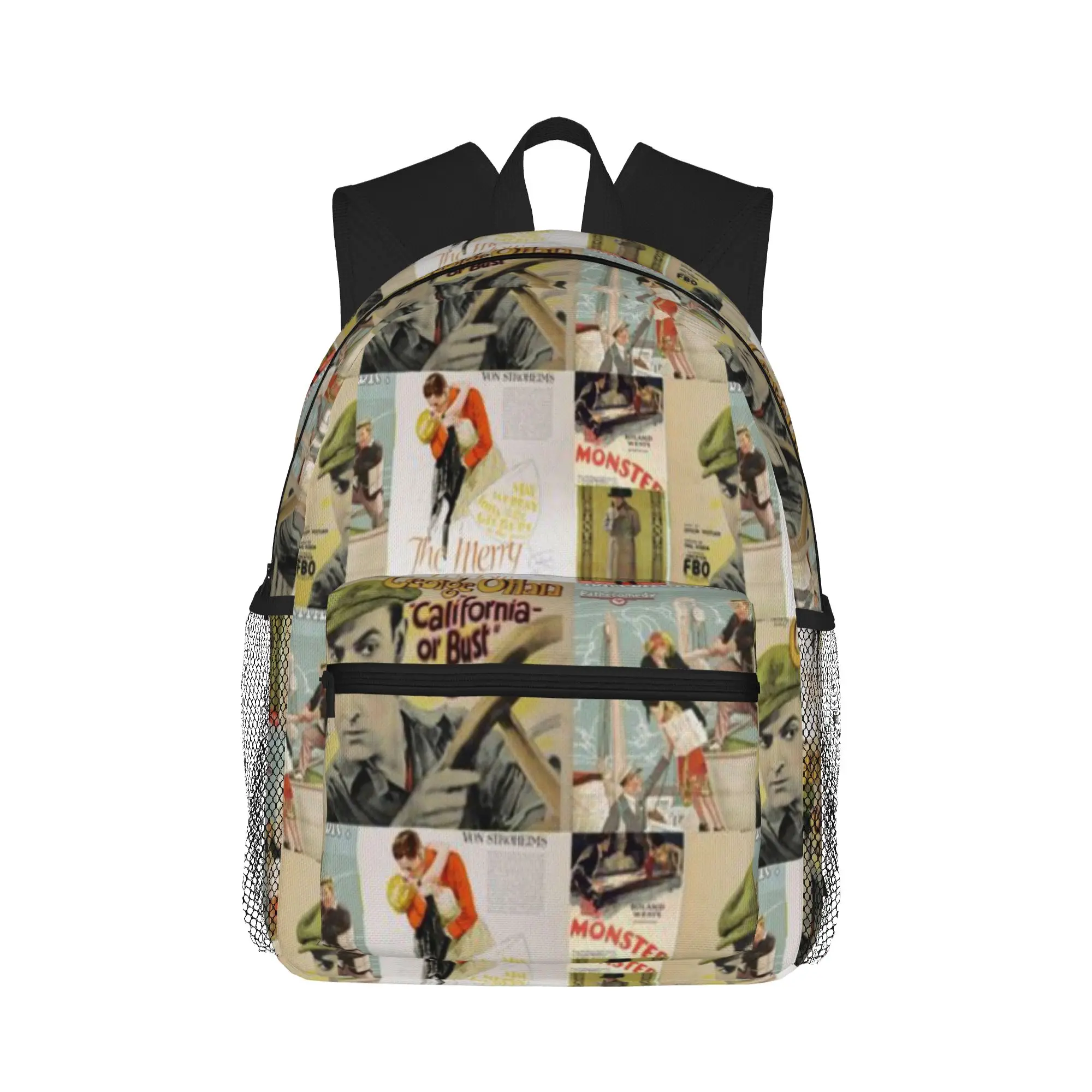 Vintage Movies Picture Montage  5  Casual Backpack for Students and Adults Bags