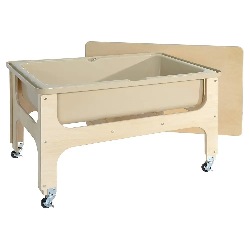 

Wood Designs Multipose Sand & Water Sensory Center with Clear 9" D Tub & Lid, tructed rom 100% Plywood, Activity Table or Kids,