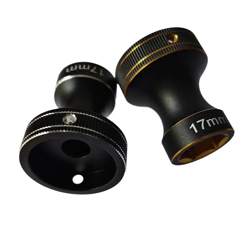 Pro Aluminum Alloy Metal 17MM Wheel Hex Wrench Tool HEX Nuts Sleeve For 1/8 1/10 Off-Road RC Car Truck Crawler