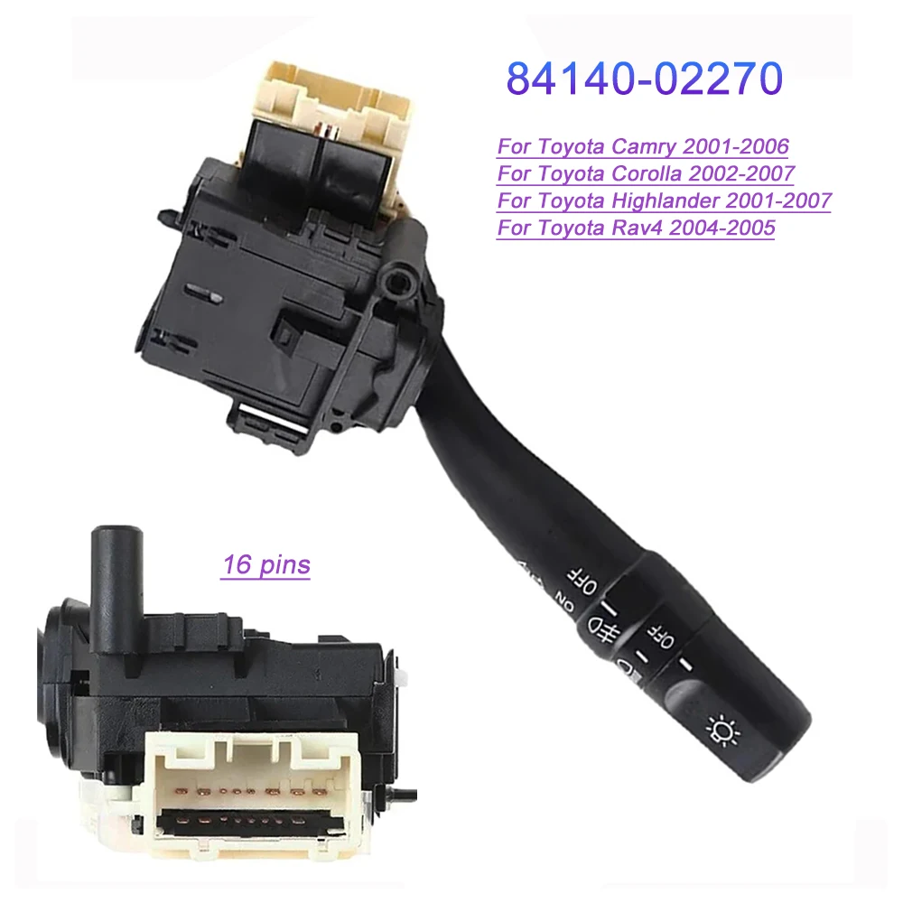 

For Toyota Camry Highlander Corolla RAV4 Car Turn Signal Headlight Dimmer Column Indicator Light Switch 84140-02270 Car Parts