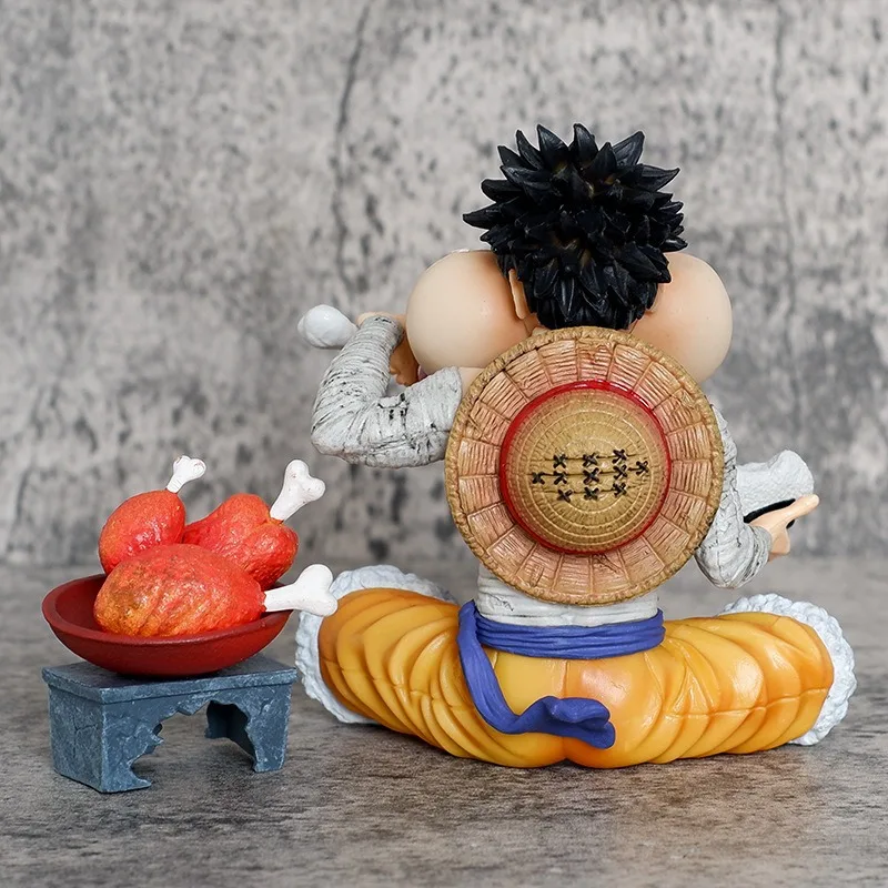 12 سنتيمتر قطعة واحدة القرد د. لوفي أنيمي الشكل يجلس نموذج سطح المكتب الديكور تمثال الأجهزة الطرفية الحلي هدايا عيد لعبة طفل #5