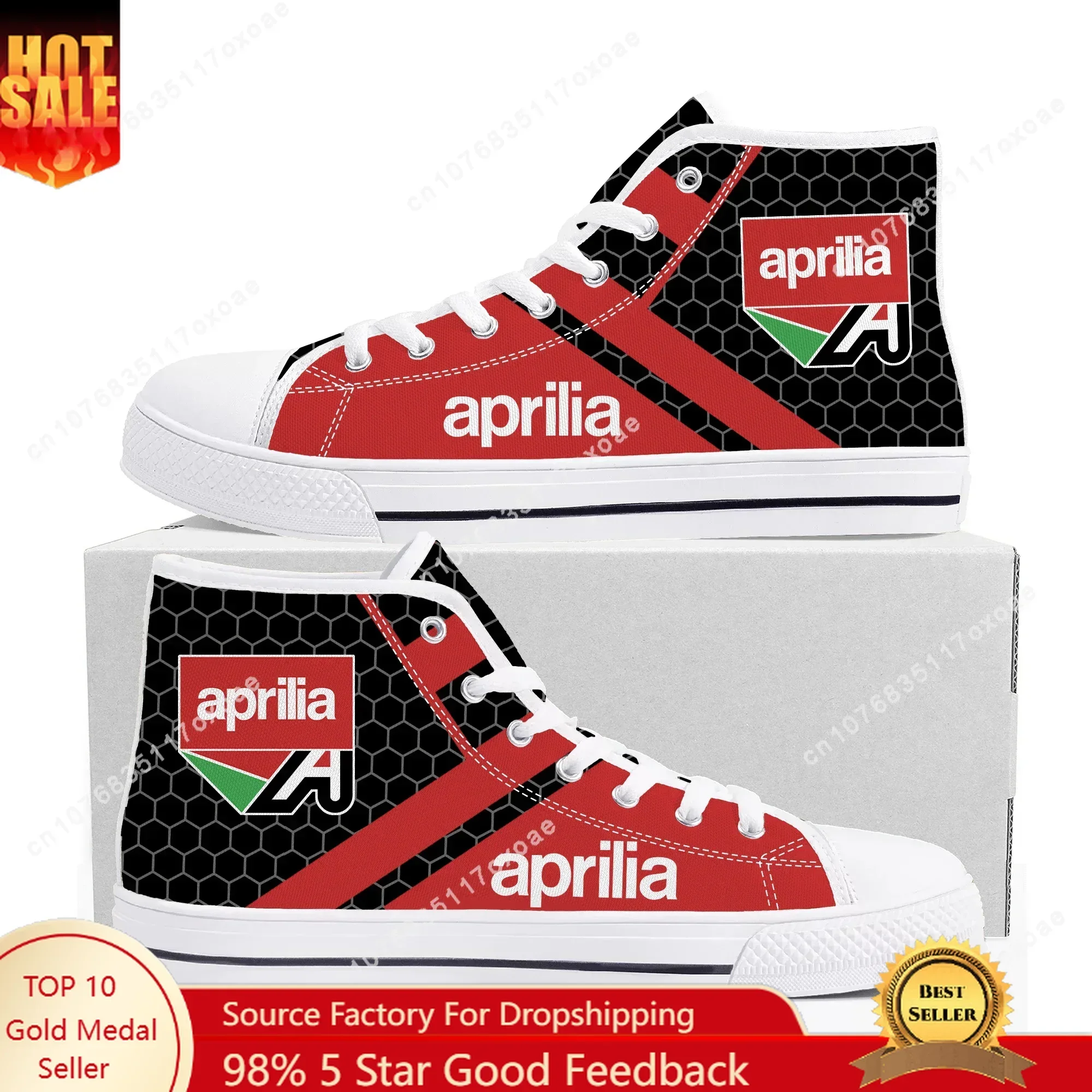 

A-Aprilia Shoes High Top Sneakers Mens Womens Teenager High Quality Canvas Sneaker couple Casual Shoe Customize Shoes