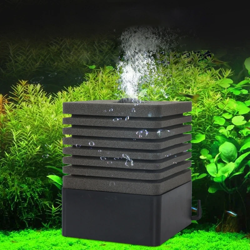 New Bio Sponge Filter for Betta Fry Aquarium Fish Tank Foam Filter Submersible Sponge Filter for Fresh Water and Salt Water