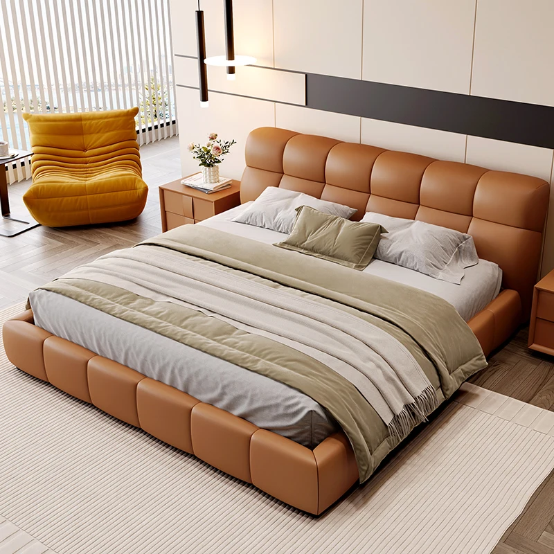 

Unique Pretty European Bed Queen Nordic Elegant Modern Solid Wood Frame Bed Bases Bedroom Luxury Camas Queen Home Furniture