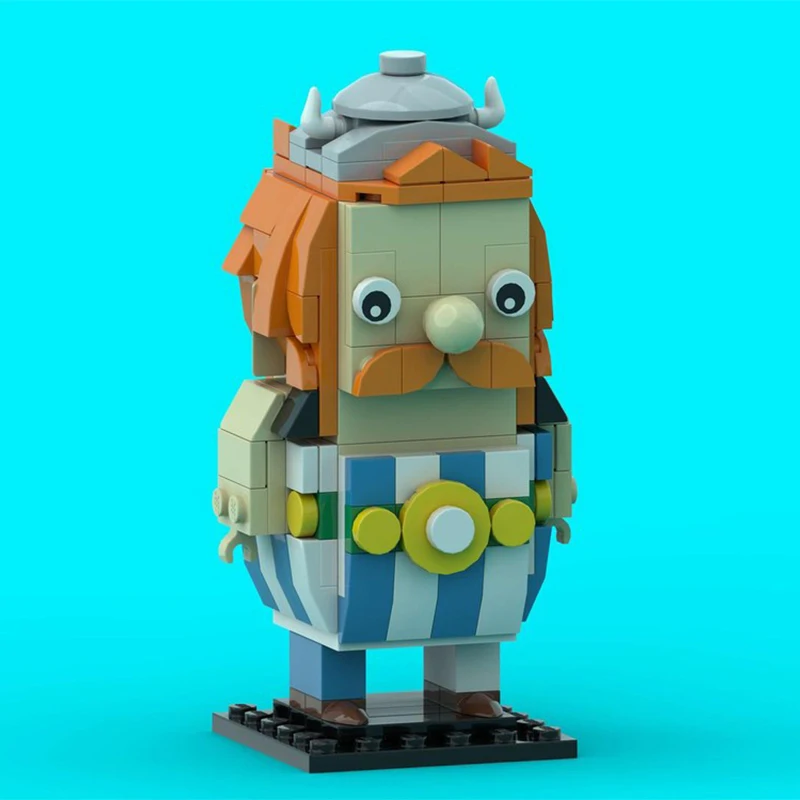 

199pcs MOC Obelix Brickheadz Building Blocks Christmas Gift Inspires Unlimited Creativity Building Set