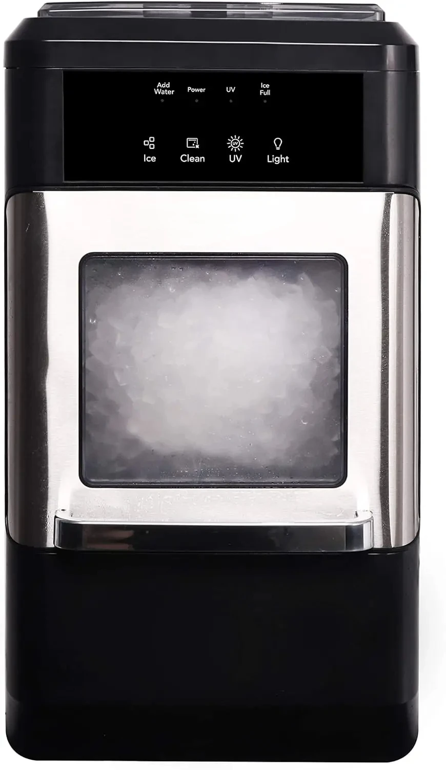 

EFIC235-AMZ Countertop Crunchy Chewable Nugget Ice Maker, 44lbs per day, Self Cleaning Function