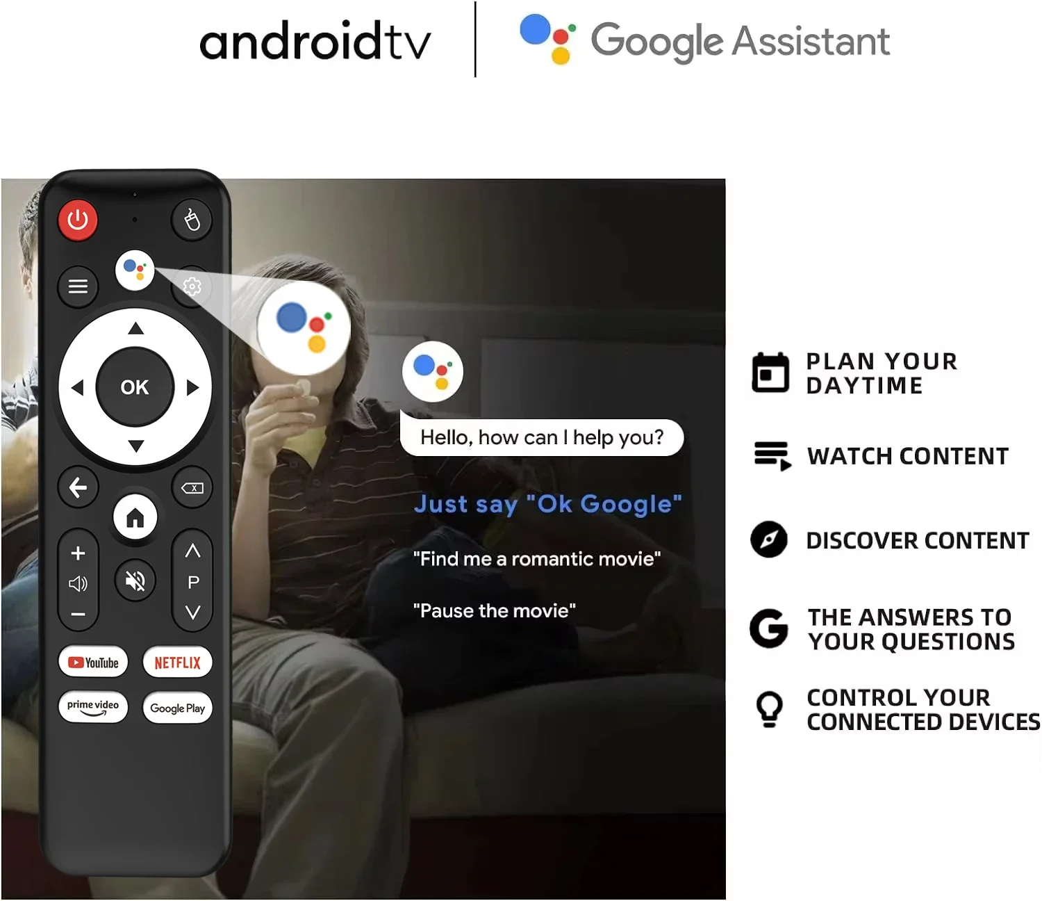 HOT 2024  Mortal T1 Smart Home Theater TV Box  Bluetooth Google Assistant Android10 Allwinner H313 Dual 2.4G&5G Wifi 4K HDR10